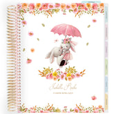 Planner Personalizado Animals - Love is in the air - Dourado