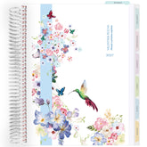 Planner Personalizado Colibri Garden - Clean - Prateado