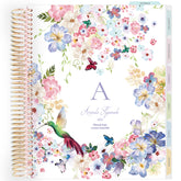 Planner Personalizado Colibri Garden - Monogram - Dourado