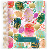 Planner Personalizado Colorful Glow - Green - Dourado