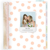 Planner Personalizado Dots Peach - Dourado