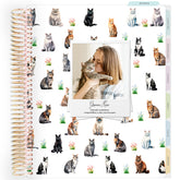 Planner Personalizado Eu e Meu Gato - Dourado
