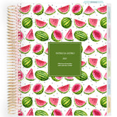 Planner Personalizado Fruits - Watermelon - Dourado