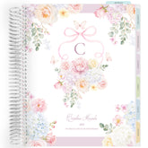 Planner Personalizado Rose Garden - Monogram - Prateado