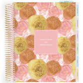 Planner Personalizado Rose Golden - Jardin - Dourado