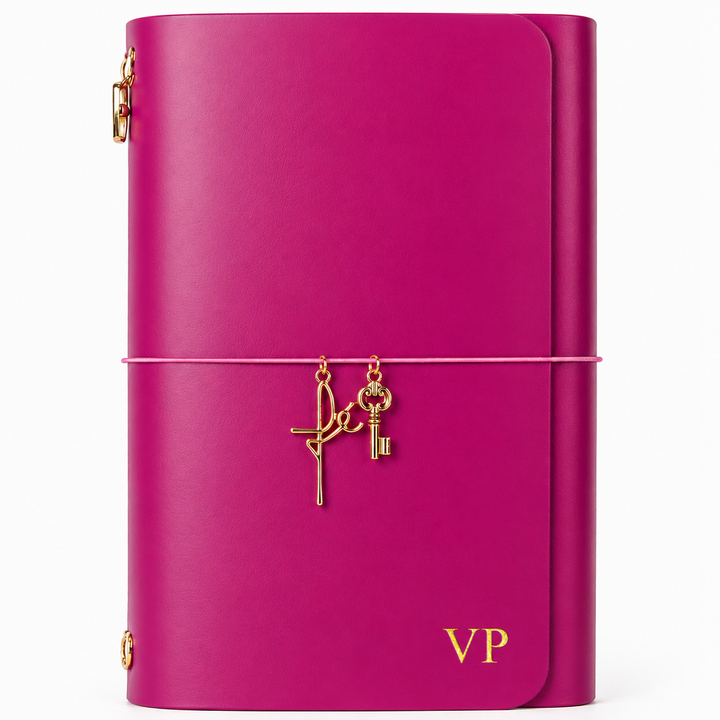 Capa em Couro Legítimo Rose Couture