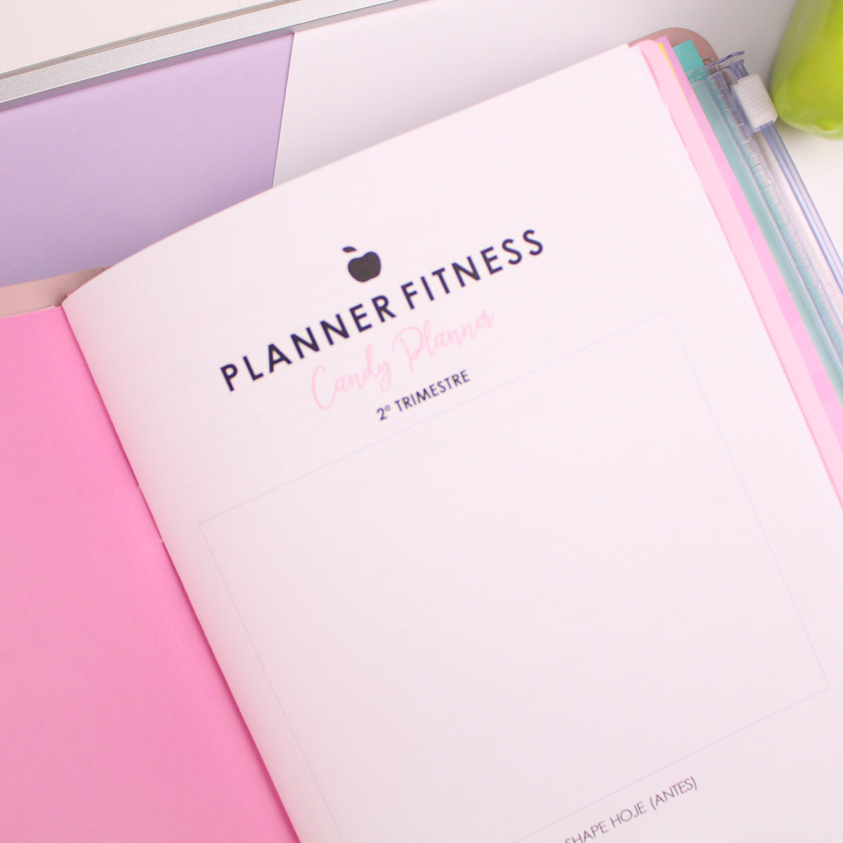 Candy Planner - Miolos Planner Fitness (capa de couro não incluído)
