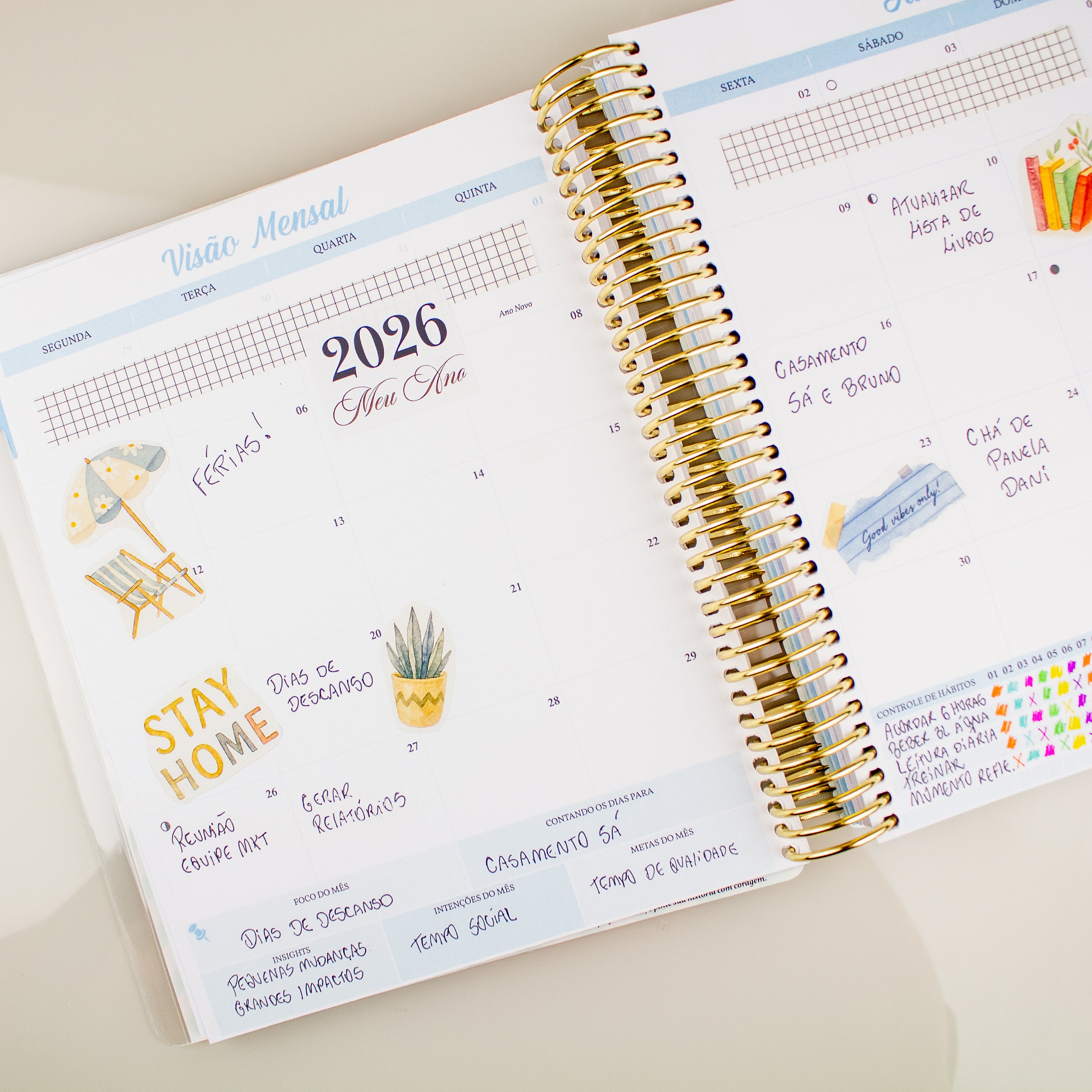 Enjoy Planner 2026: Bloom - Magnolia
