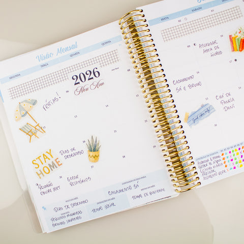 Enjoy Planner 2026: Bloom - Magnolia