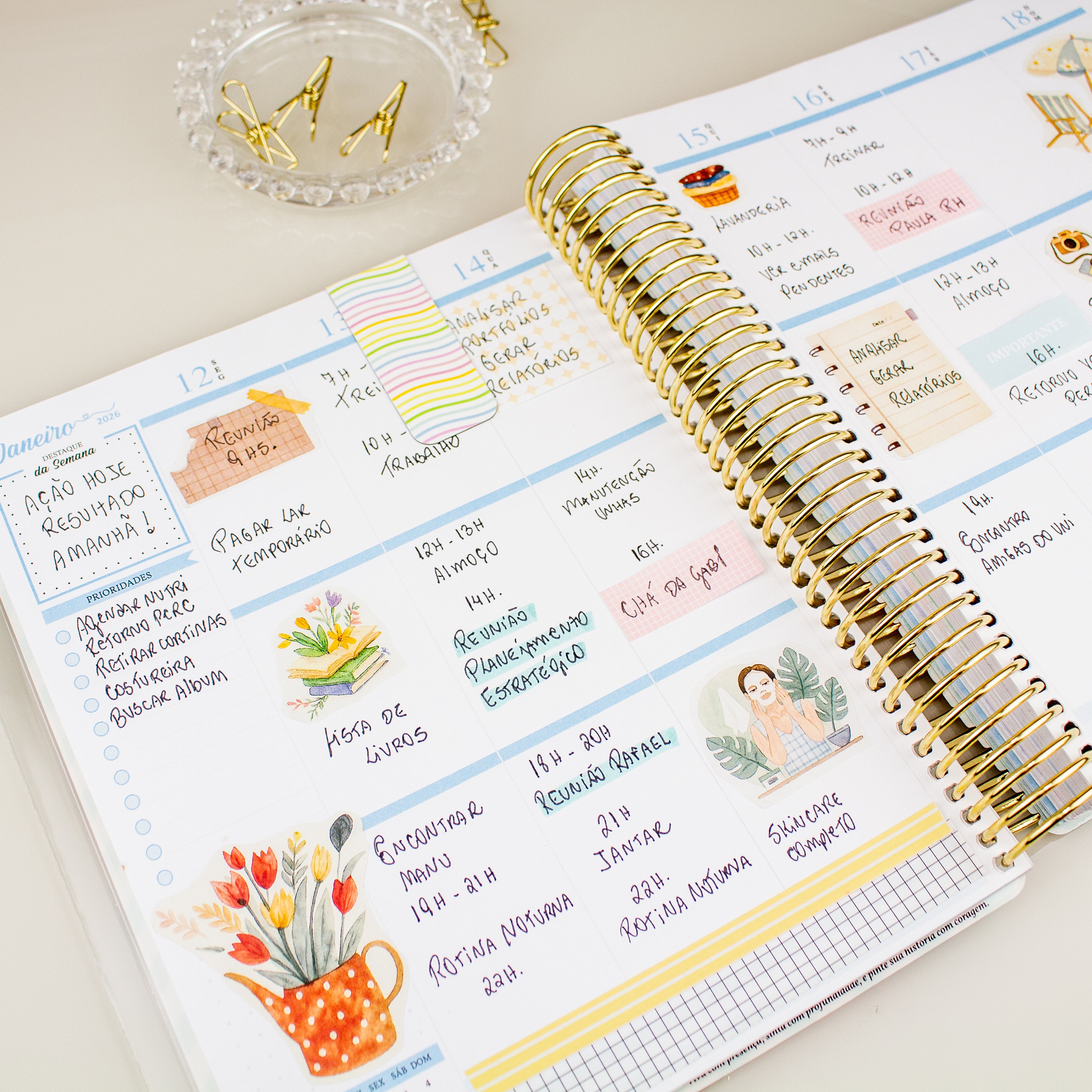 Enjoy Planner 2026: Bloom - Magnolia