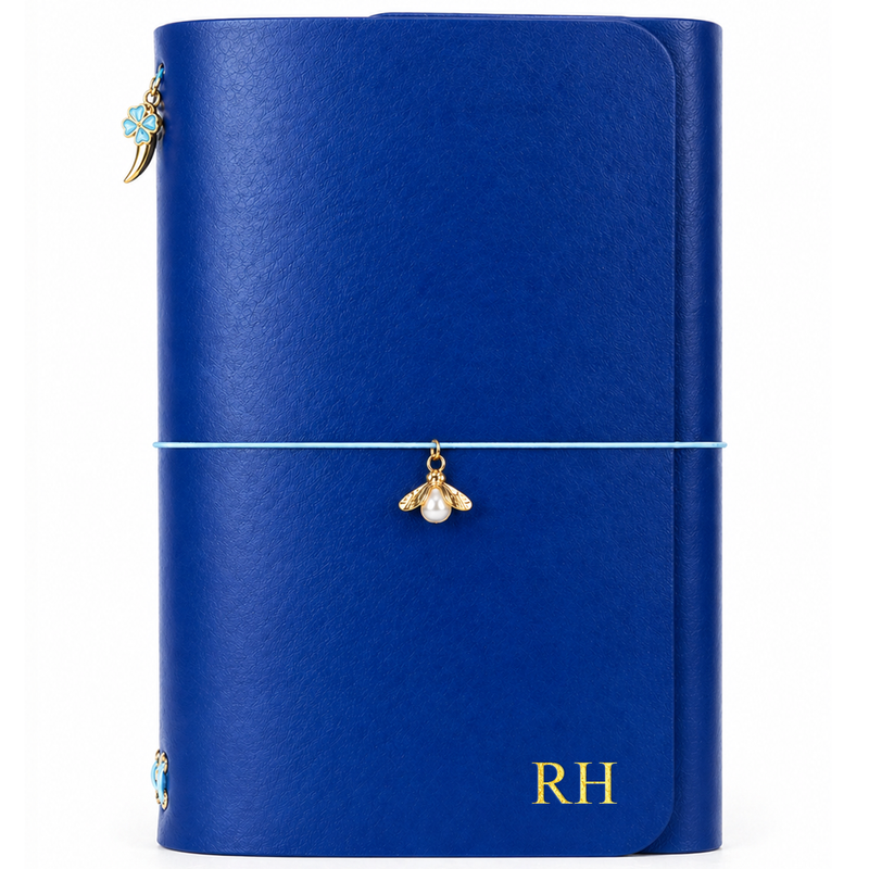 Capa em Couro Legítimo Bleu Nuit