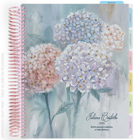 Enjoy Planner 2026: Colorful - Bloom - Hydrangea