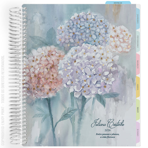 Enjoy Planner 2026: Colorful - Bloom - Hydrangea