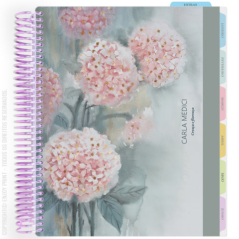 Enjoy Planner 2026: Bloom - Pink Hydrangea