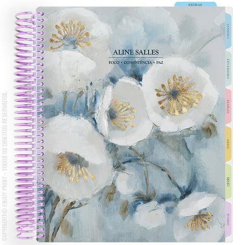 Enjoy Planner 2026: Bloom - White Tulip