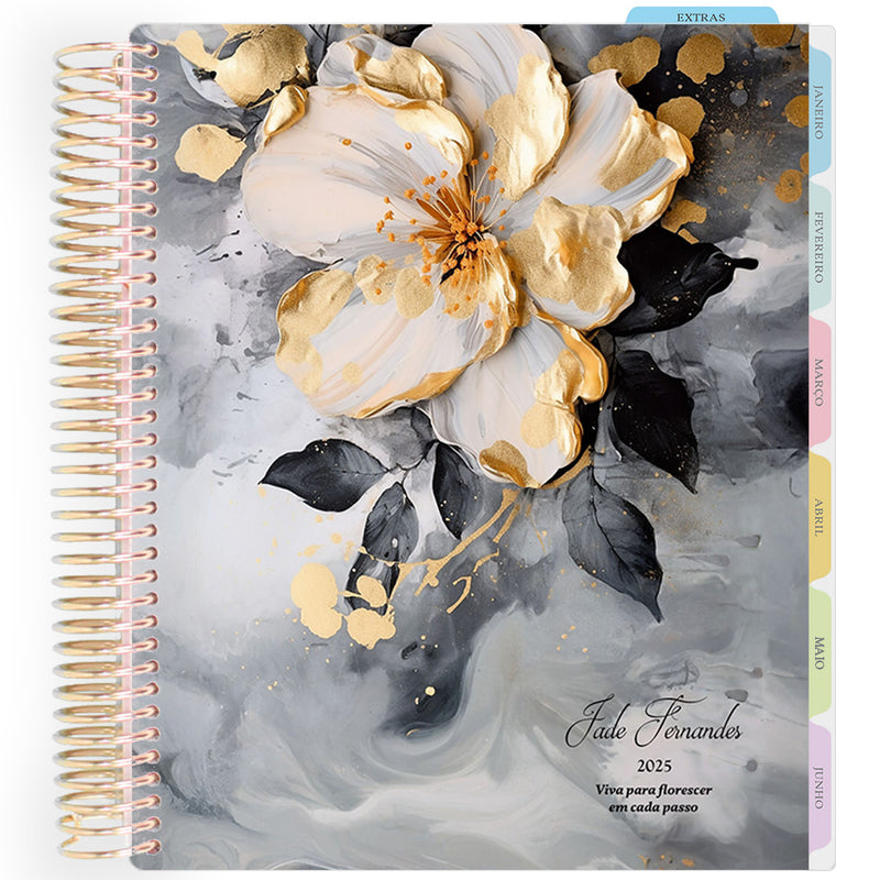 Enjoy Planner 2026: Blooming - Black Leaf