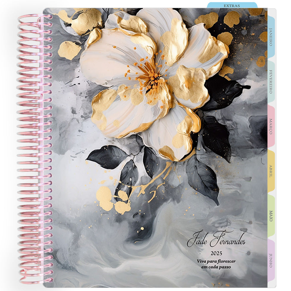 Enjoy Planner 2026: Blooming - Black Leaf