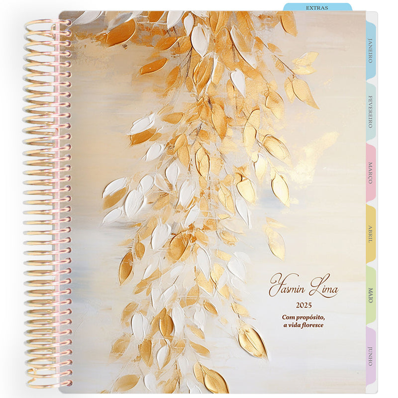 Enjoy Planner 2026: Blooming - Golden Leaves