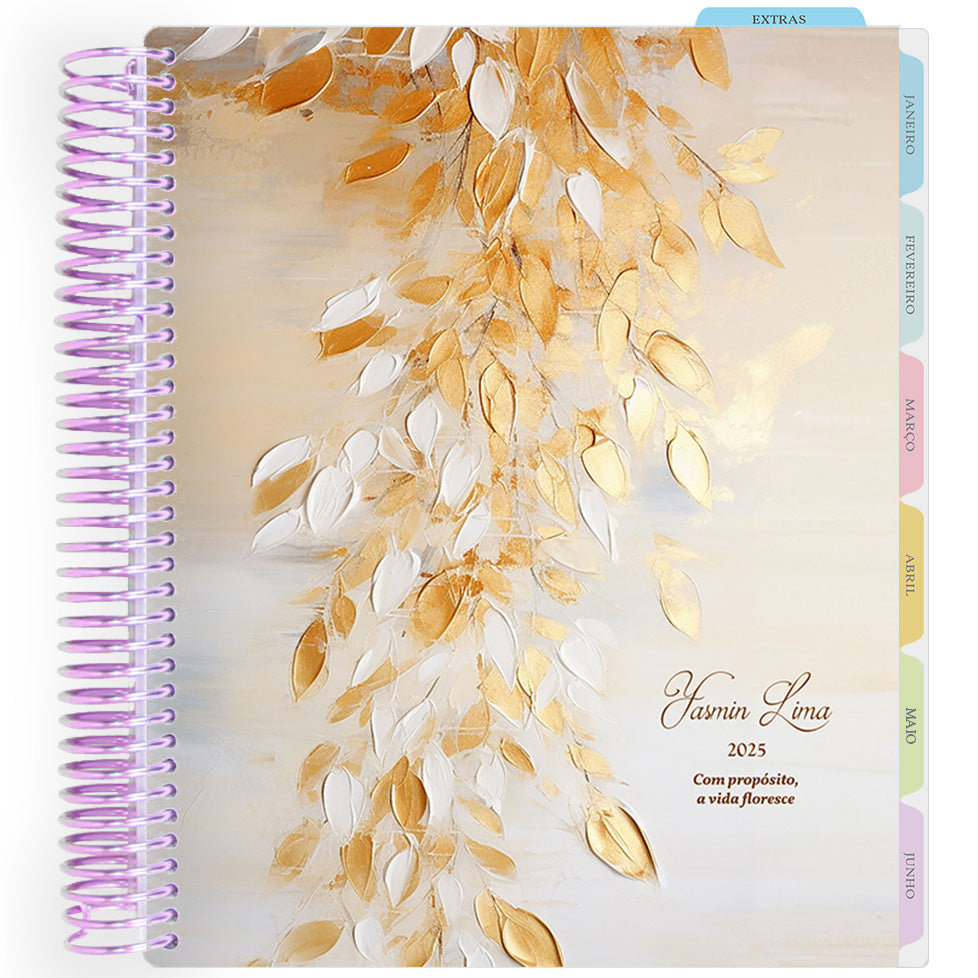Enjoy Planner 2026: Blooming - Golden Leaves