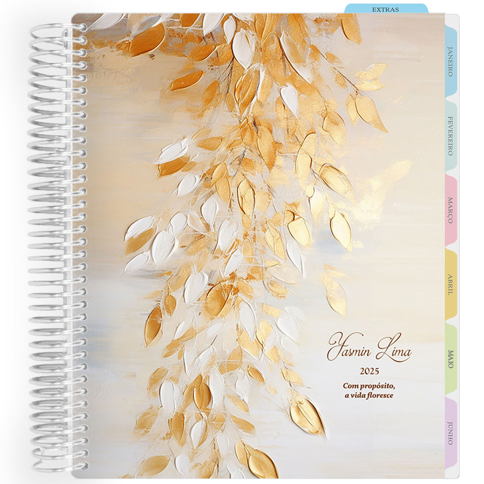 Enjoy Planner 2026: Blooming - Golden Leaves