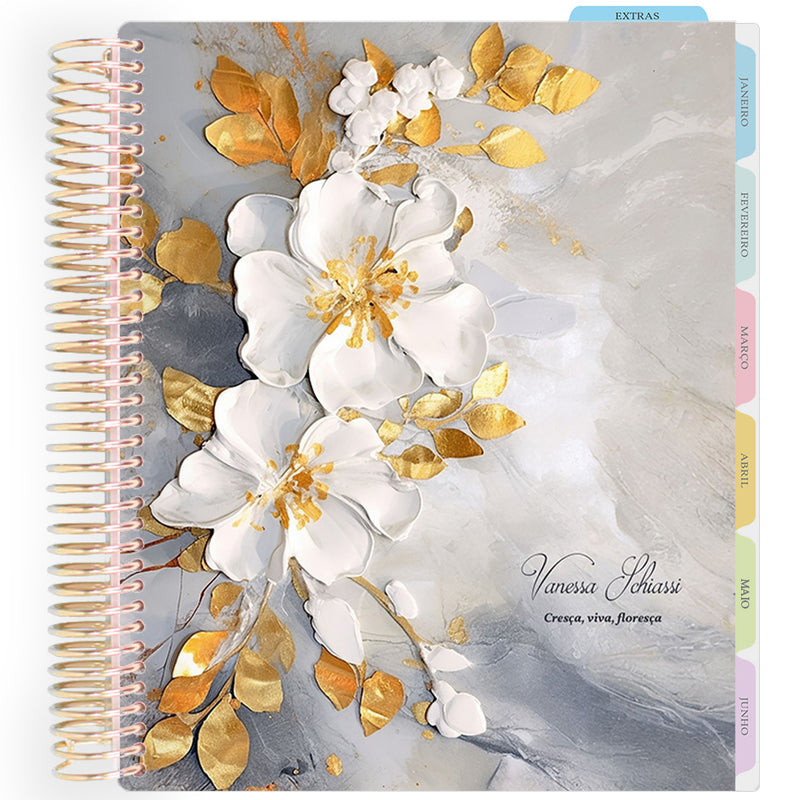 Enjoy Planner 2026: Blooming - Gray