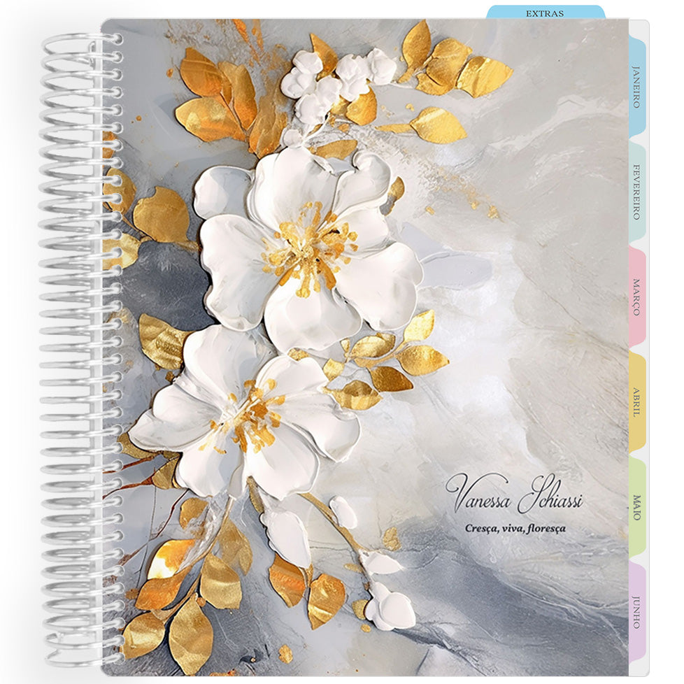 Enjoy Planner 2026: Blooming - Gray