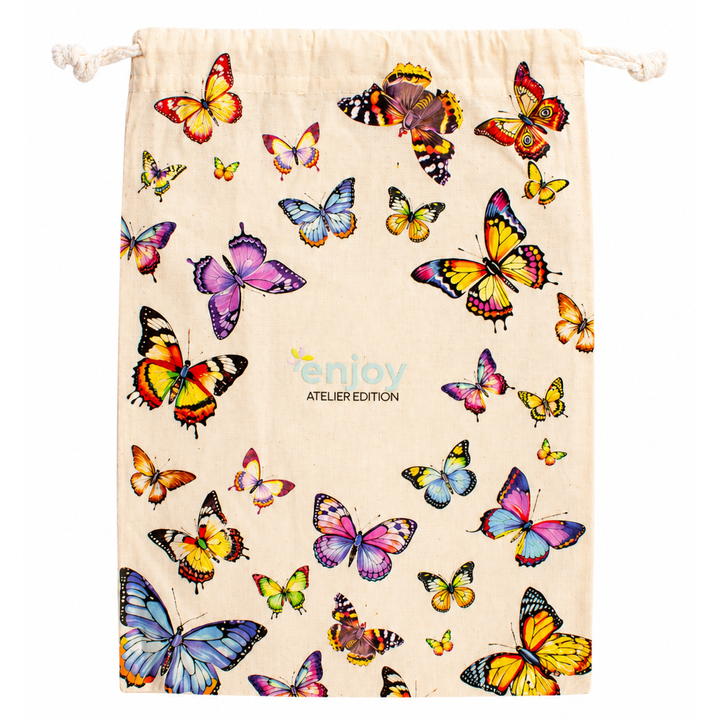Bag Algodão Cru: Butterflies