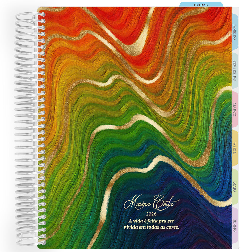 Enjoy Planner 2026: Colorful - Curve