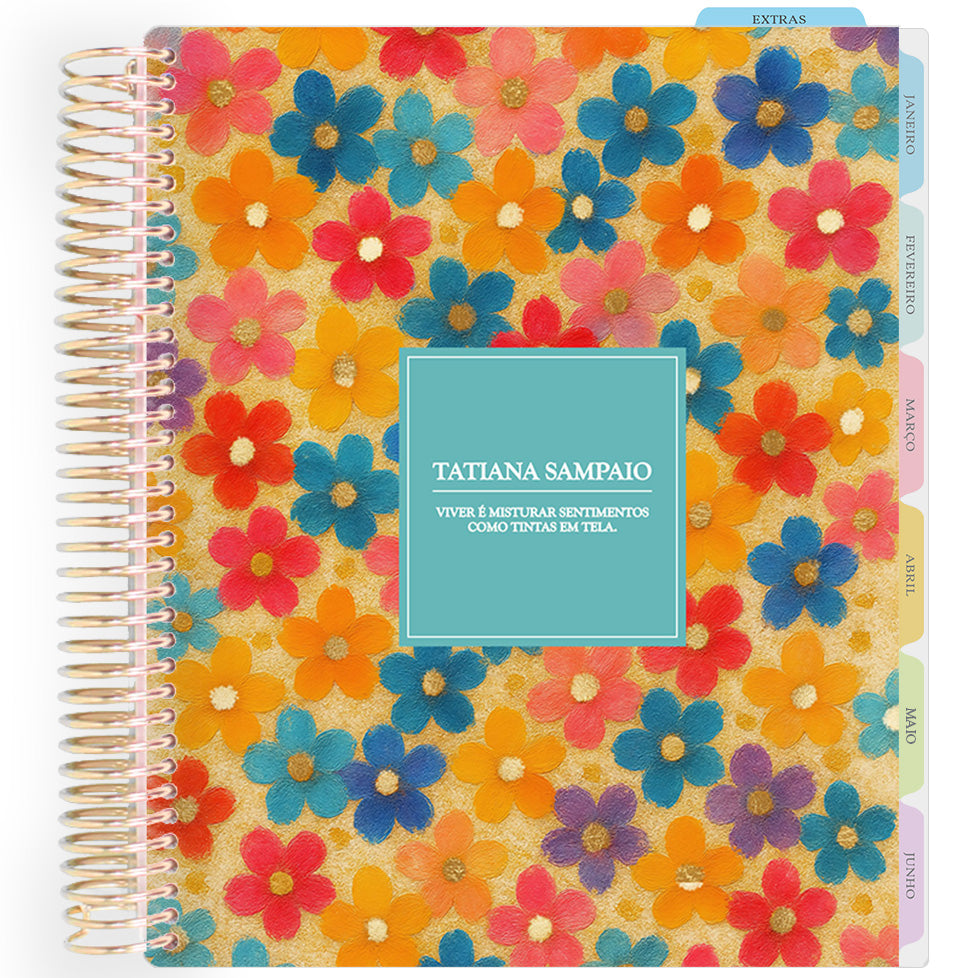 Enjoy Planner 2026: Colorful - Tiny Flowers