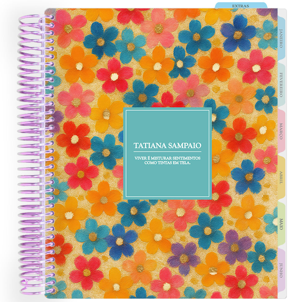 Enjoy Planner 2026: Colorful - Tiny Flowers