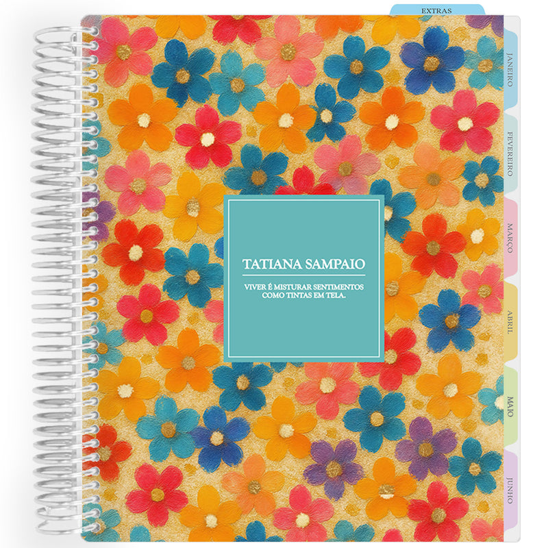 Enjoy Planner 2026: Colorful - Tiny Flowers