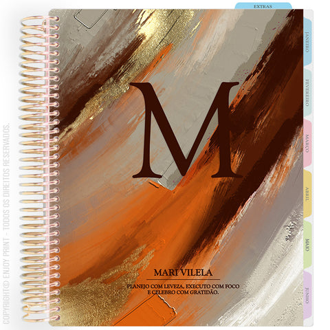 Enjoy Planner 2026: Gilded - Monogram