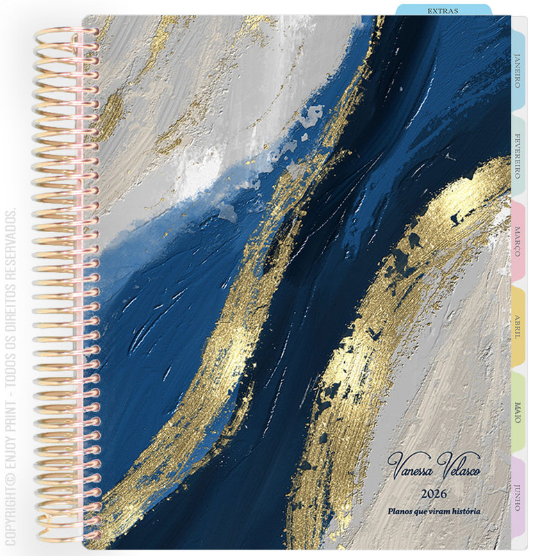 Enjoy Planner 2026: Gilded - Tide