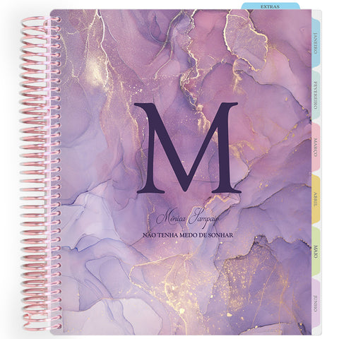 Enjoy Planner 2026: Marble Monogram Classic