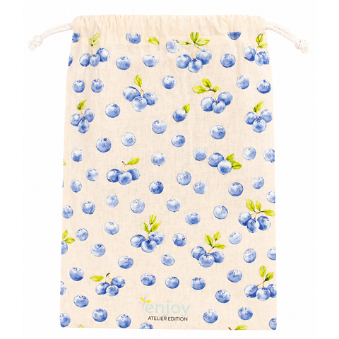 Bag Algodão Cru: Blueberry