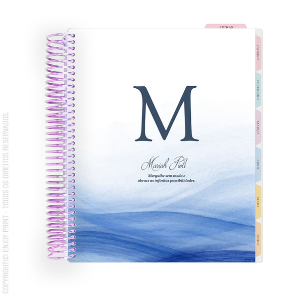 Enjoy Planner 2025 - Ocean Monogram