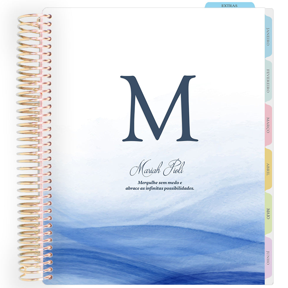 Enjoy Planner 2026: Ocean - Monogram