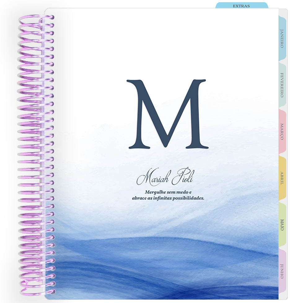 Enjoy Planner 2026: Ocean - Monogram