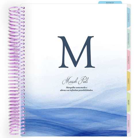 Enjoy Planner 2026: Ocean - Monogram