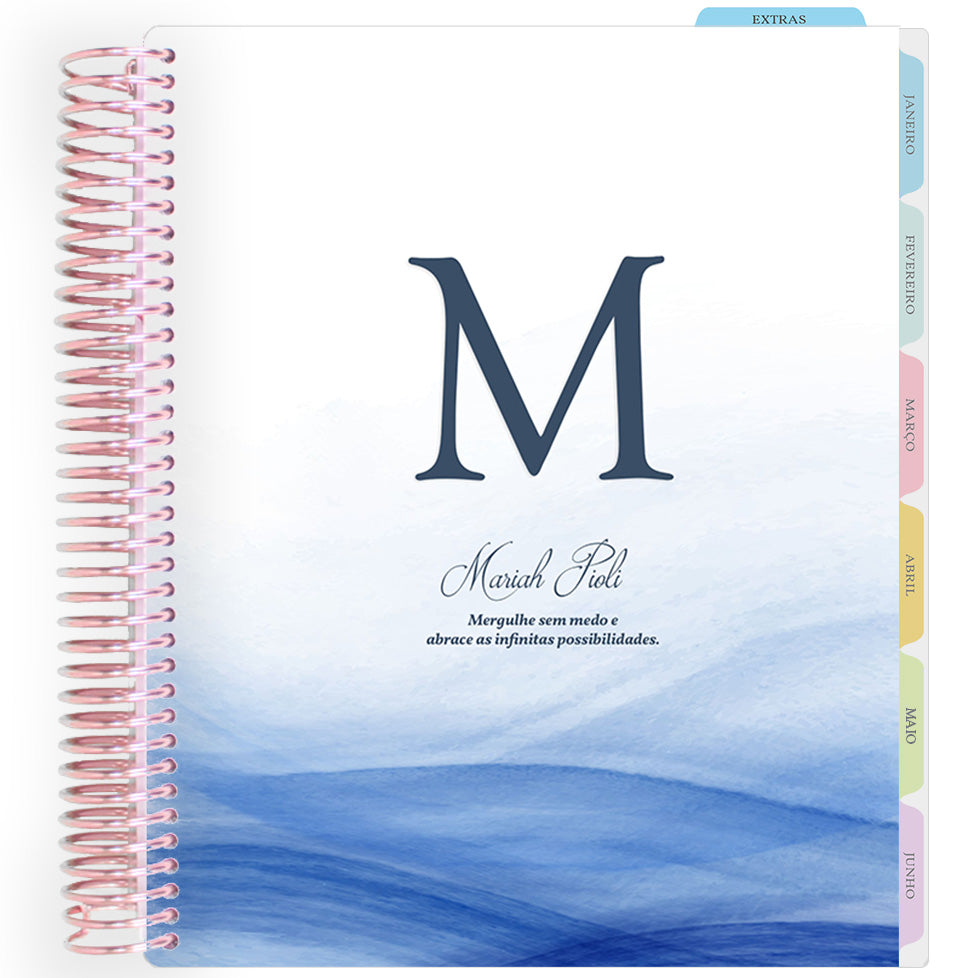 Enjoy Planner 2026: Ocean - Monogram