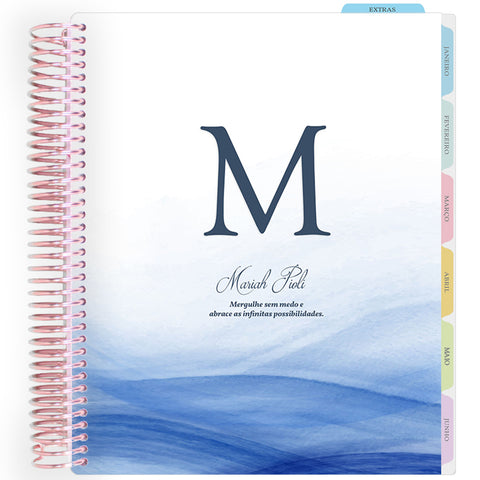 Enjoy Planner 2026: Ocean - Monogram