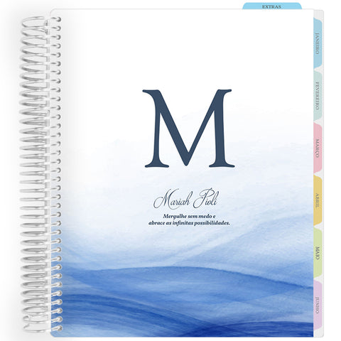 Enjoy Planner 2026: Ocean - Monogram