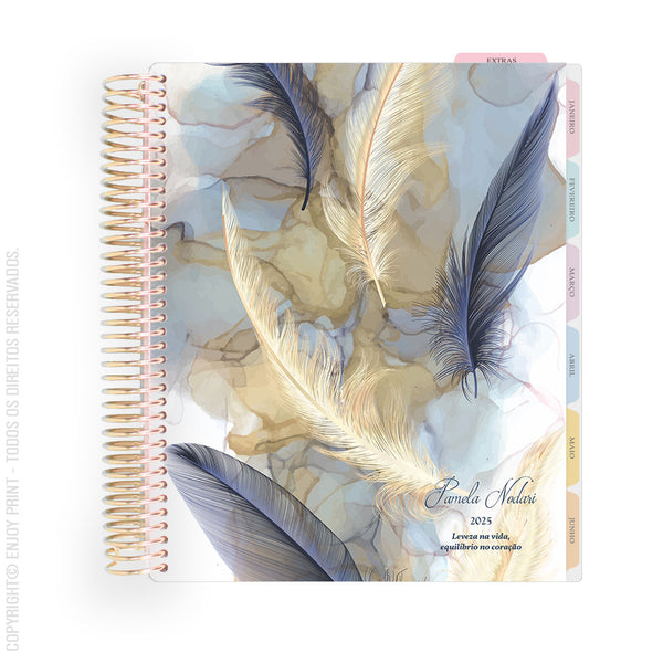 Enjoy Planner 2025 - Plume Golden