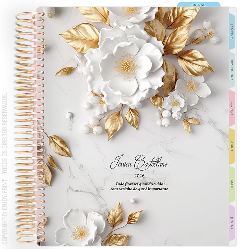 Enjoy Planner 2026: Radiance - White