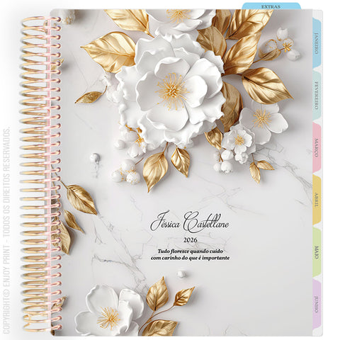 Enjoy Planner 2026: Radiance - White