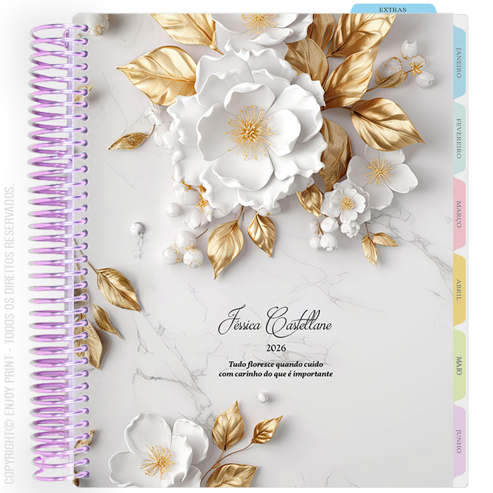 Enjoy Planner 2026: Radiance - White