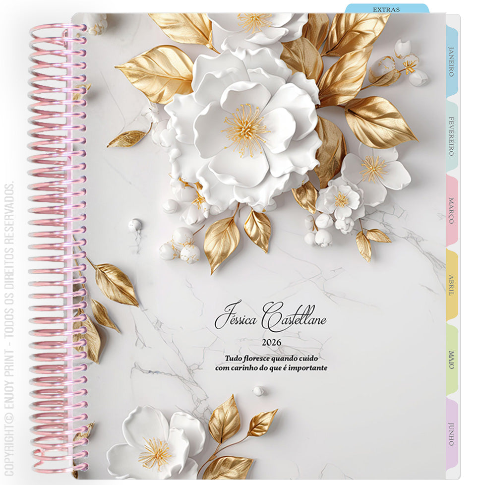 Enjoy Planner 2026: Radiance - White