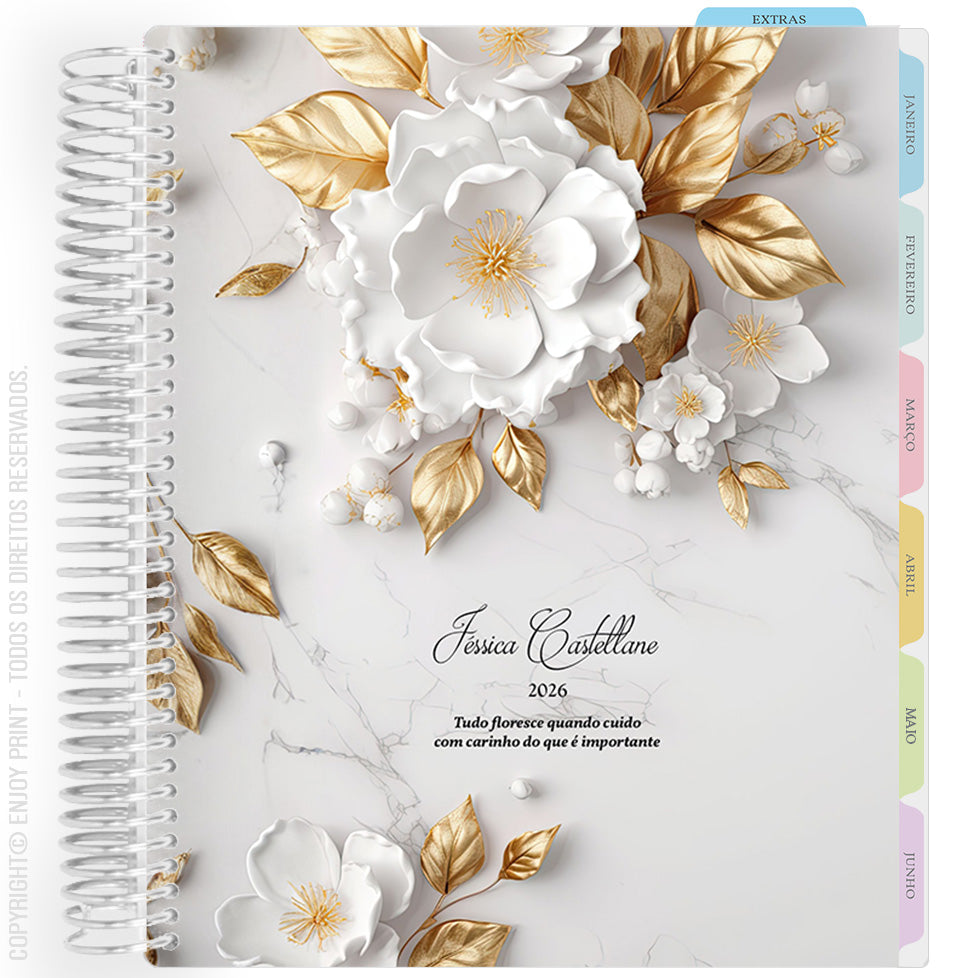 Enjoy Planner 2026: Radiance - White