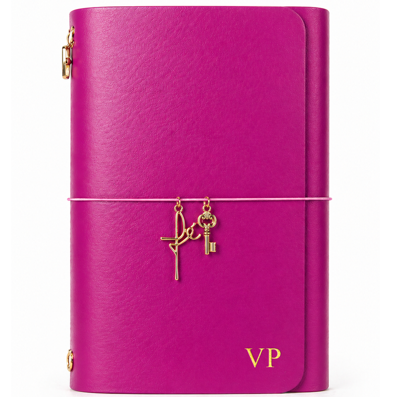 Capa em Couro Legítimo Rose Couture