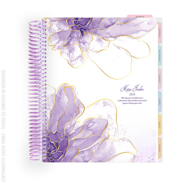 Enjoy Planner 2025 - Rose Golden Minimalist Lilac